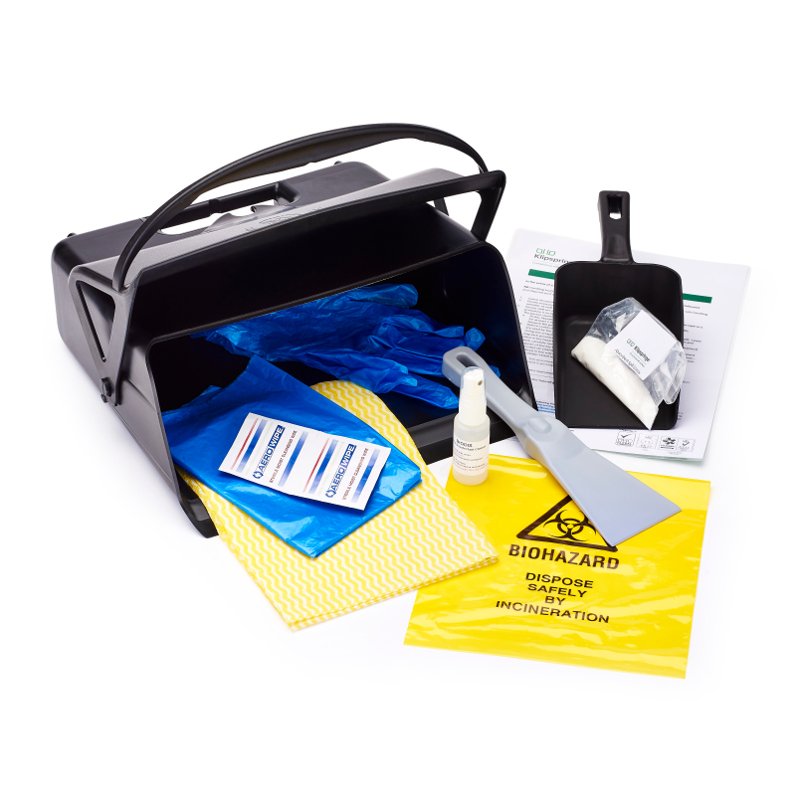 Bio Hazard Spillage Kit, Black