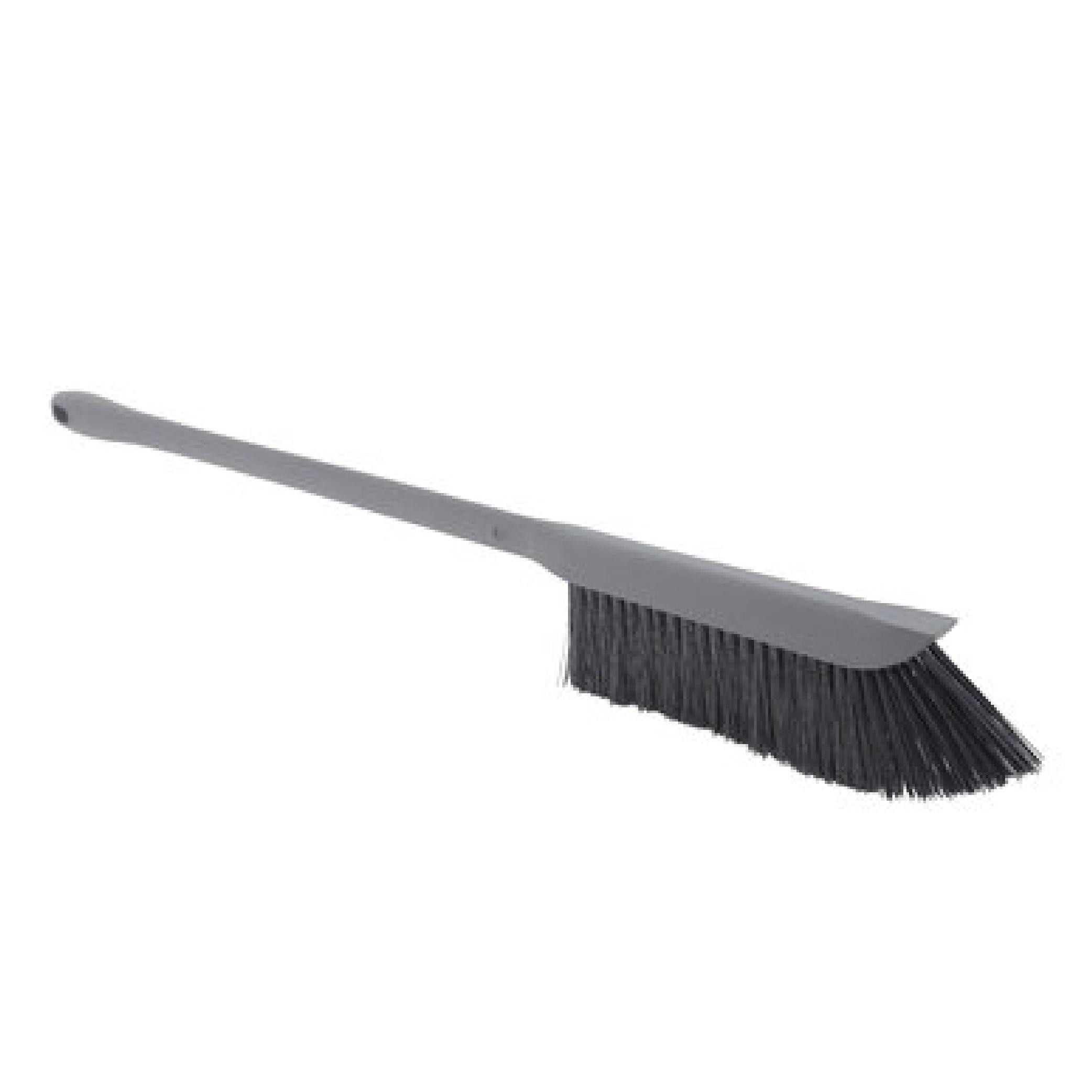 Long-handled, Slimline Stiff Cleaning Brush - Grey