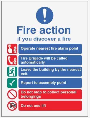 Fire action auto dial with lift   Size: H (300x250mm)