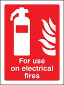 For use on electrical fires