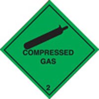 100 S/A labels 100x100mm compressed gas 2