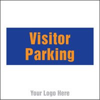 Visitor parking, site saver sign 400x400mm
