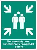 Fire assembly point (English/polish)