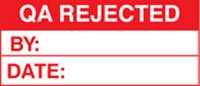 100 S/A labels 50x20 qa rejected