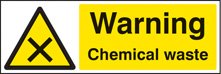 Warning chemical waste