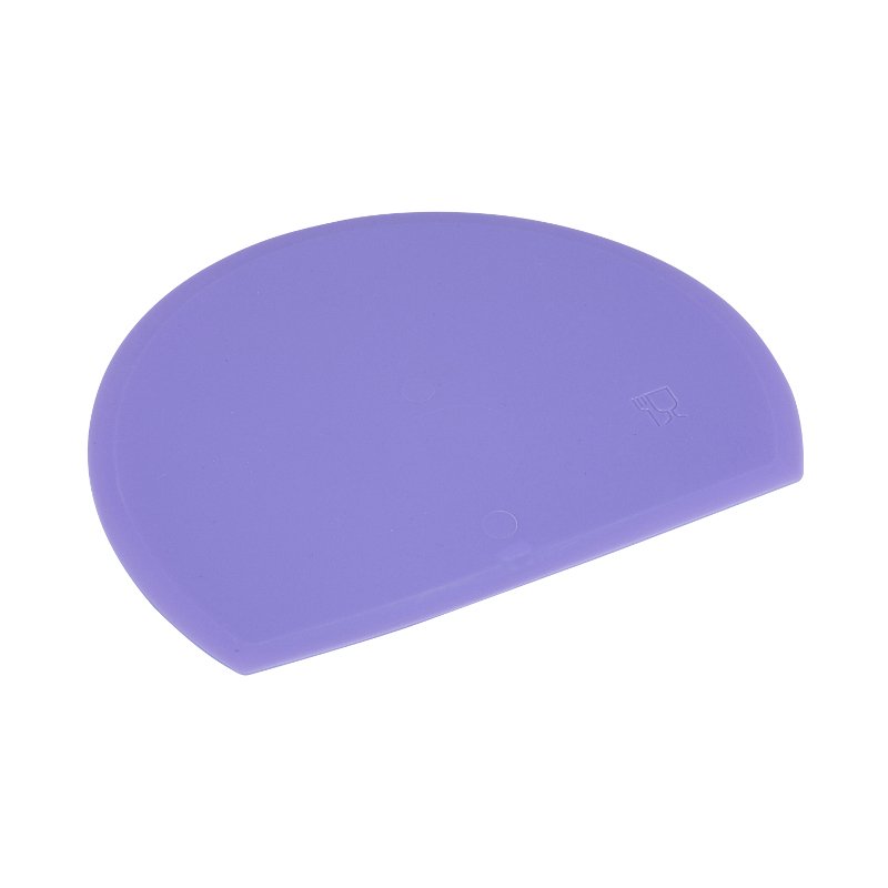 Round, Flexible Bowl Scraper - Purple