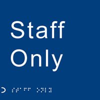 Braille - Staff only