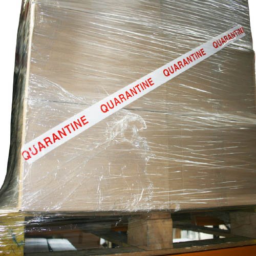 Quarantine Tape, Length 66m x Width 50mm, pack of 10