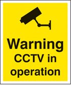 Warning CCTV in operation