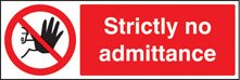 Strictly no admittance