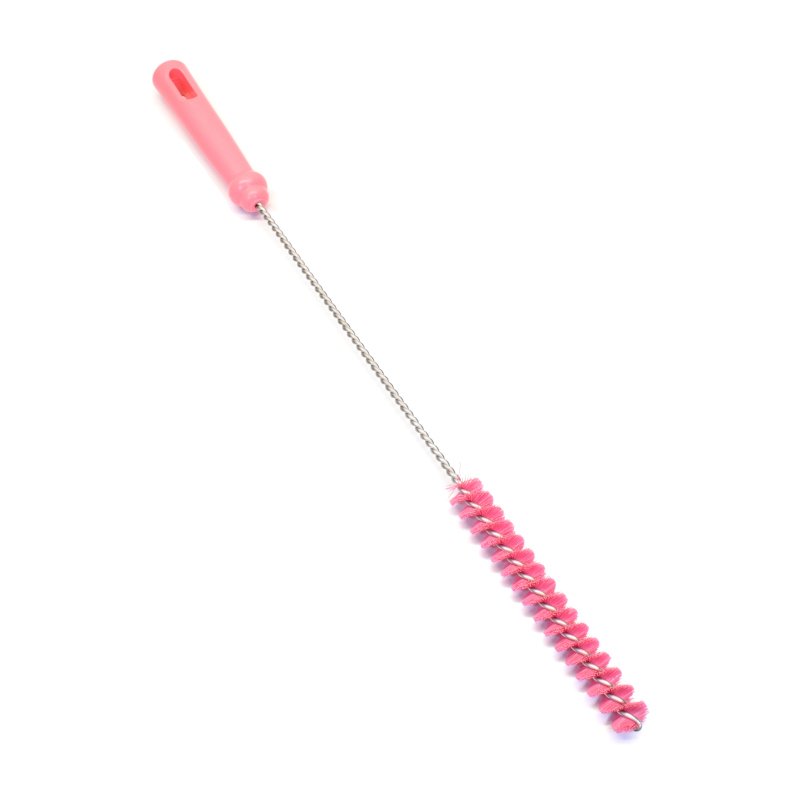 Bottle brush - PBT bristle, 20mmØ, 500mm polygrip handle, Pink