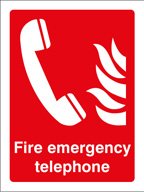 Fire emergency telephone