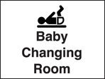 Baby changing room