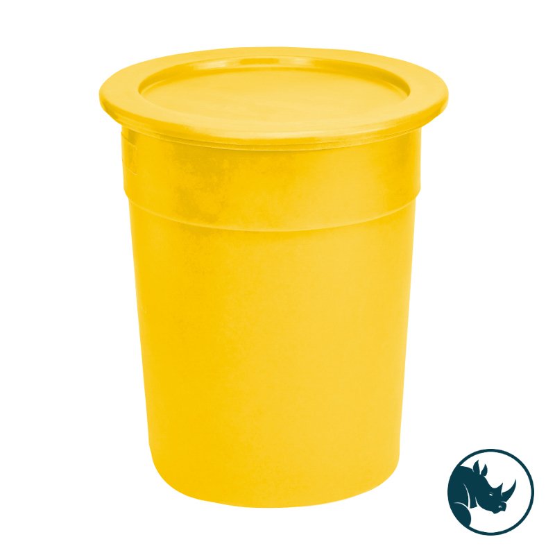 Tapered bin lid - to fit TP2110, yellow