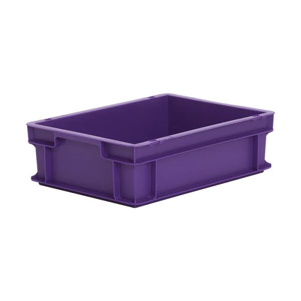 Stacking Box, 400x300x120mm, purple