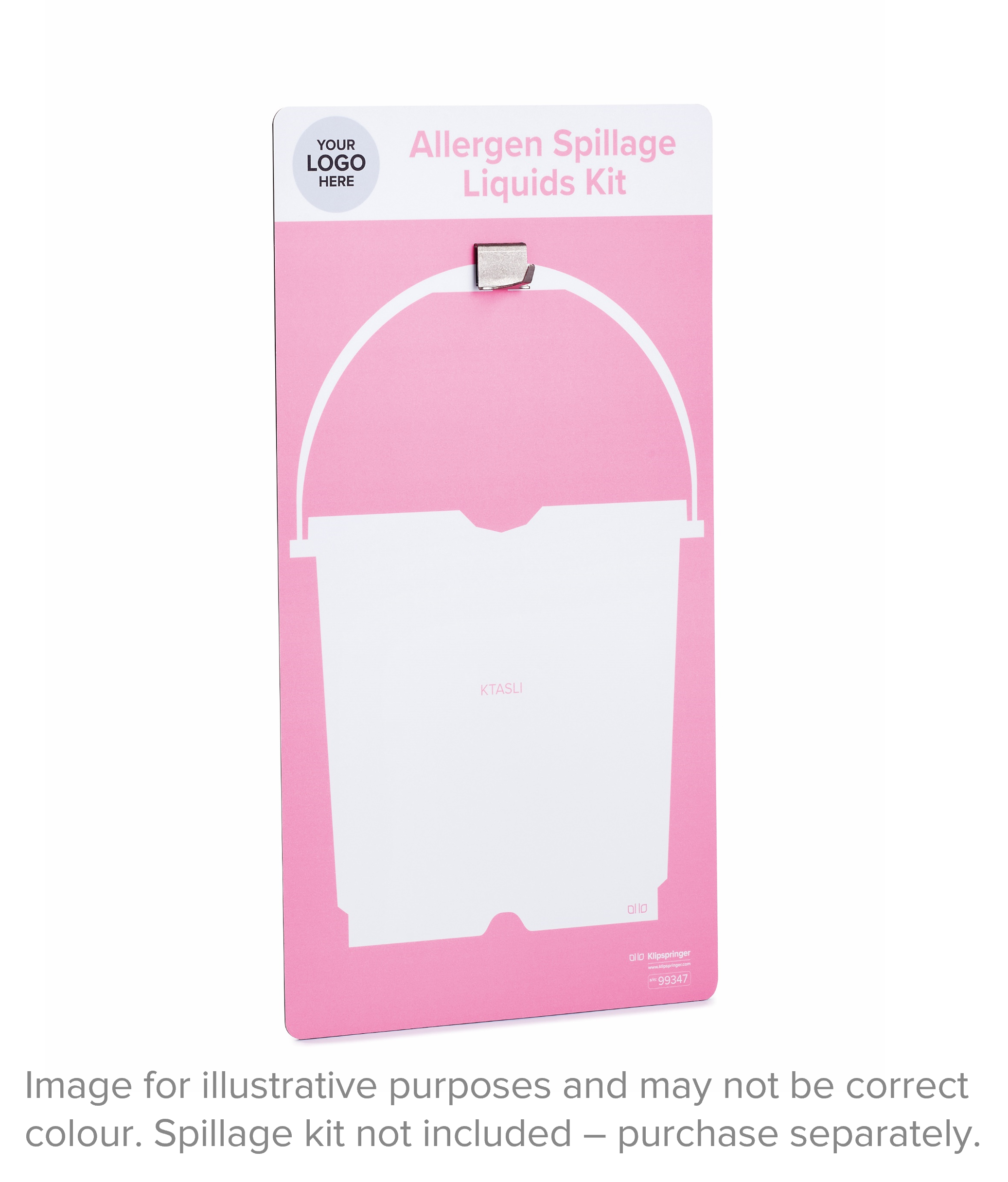 Allergen Spillage Liquids Kit Shadow Boards