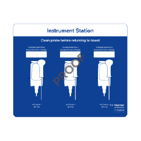 Instrument station for 3x instruments