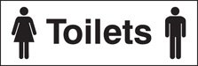 Toilets (male and ladies symbol)
