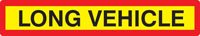 Long vehicle panel 1265x225mm reflective aluminium