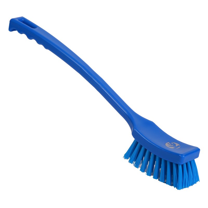 Long Utility Brush - Stiff PBT Bristle, 410mm, Blue