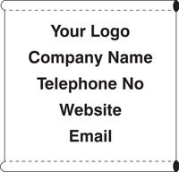 Scaffold Company Banner (c/w loops)