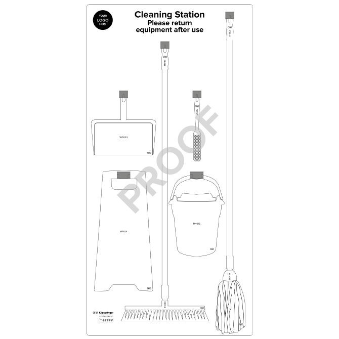 Floor Mopping Station- White