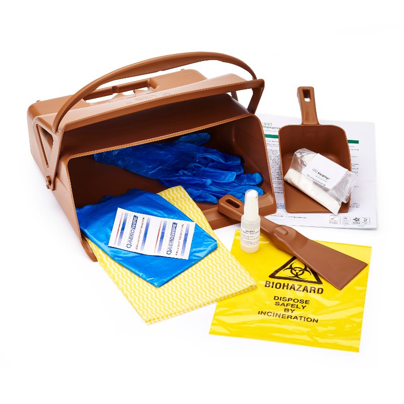 Bio Hazard Spillage Kit, Brown