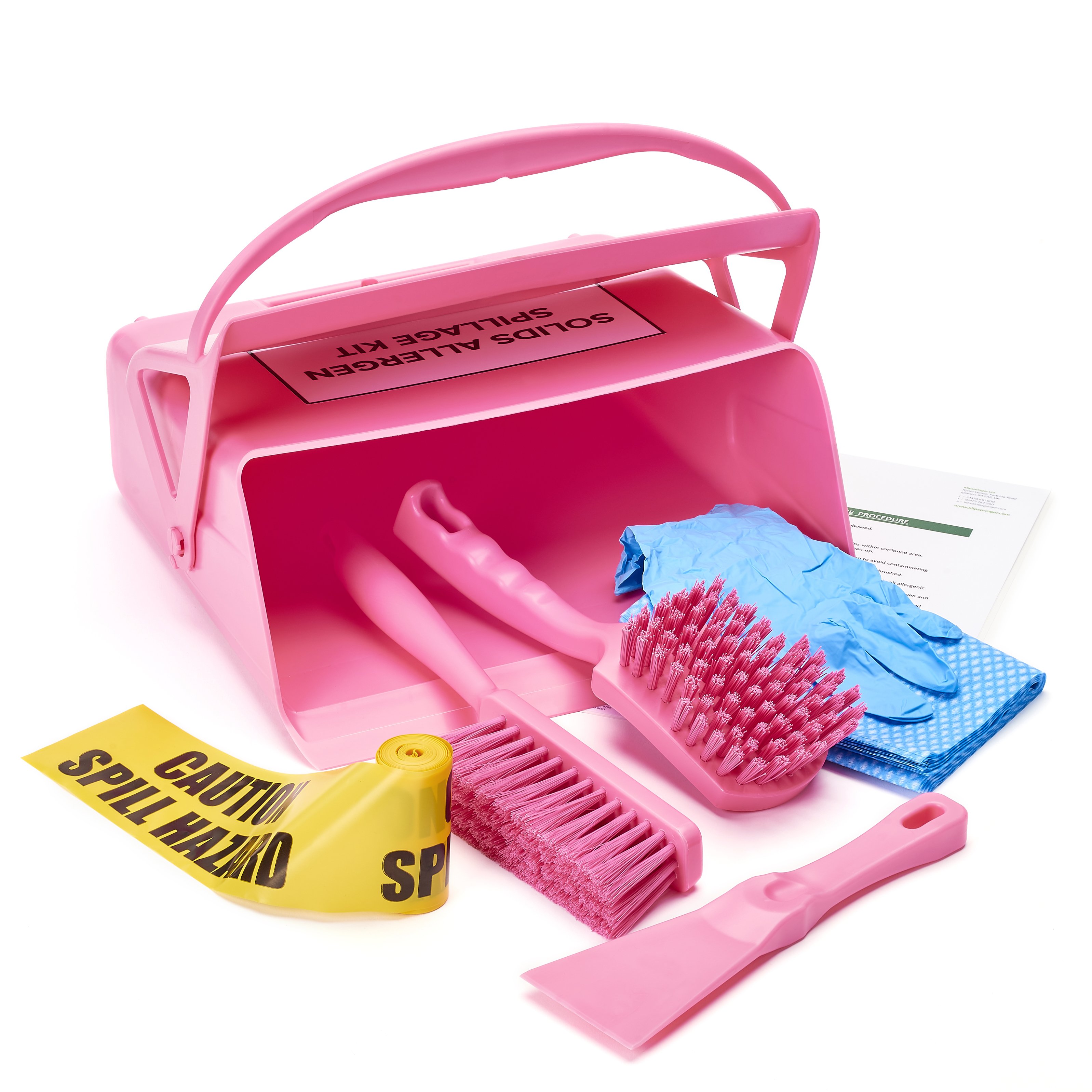 Allergen Spillage Solids Kit - Pink