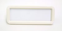 Suspended frame 600x200mm white c/w kit