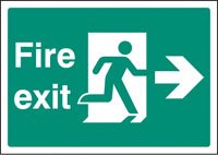 Fire exit right - A4 sav