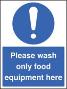 Wash only food equipment