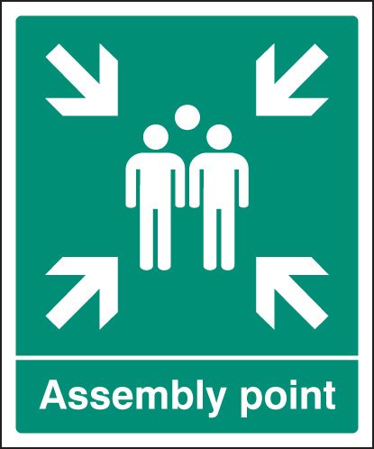 Assembly point   Size: H (300x250mm)