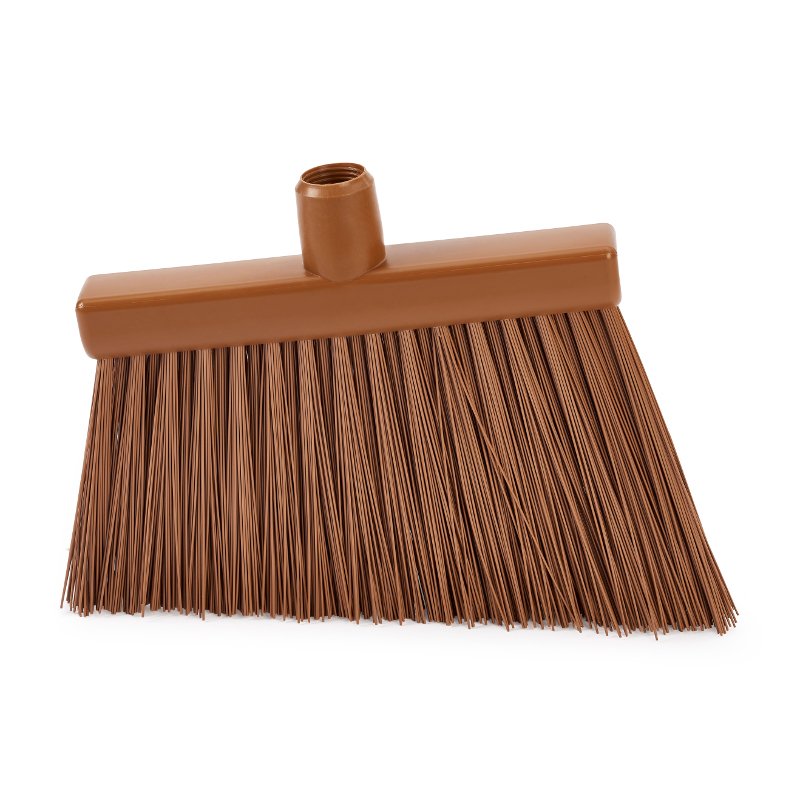 Lobby Brush With Angled Cut - Medium/Stiff PBT bristle, 270mm, Brown