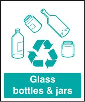 Glass bottles & jars recycling
