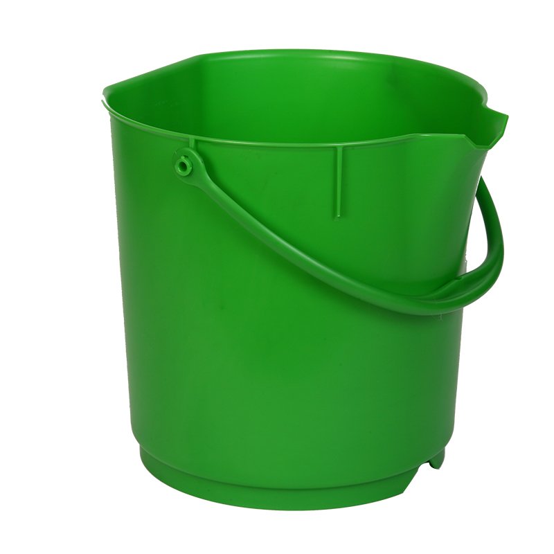Foodgrade production bucket - 15 ltr, green