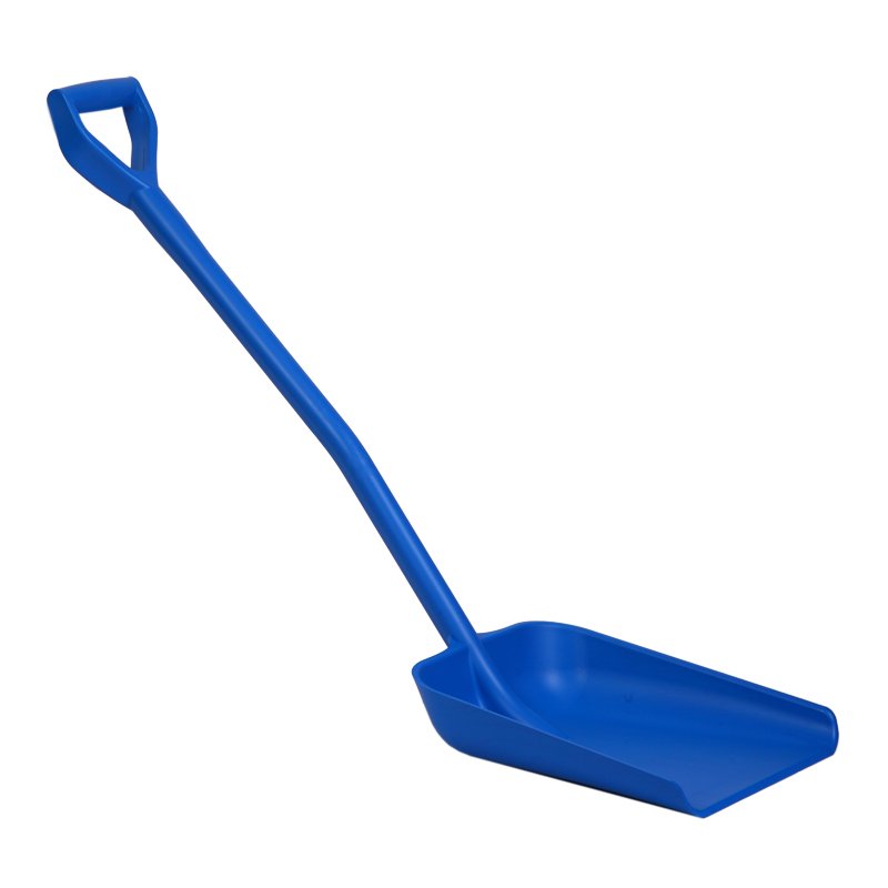 One Piece Ergo. Shovel - Large Blade, Medium Handle, Blue