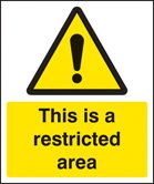 This is a restricted area