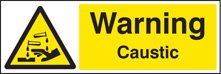 Warning caustic