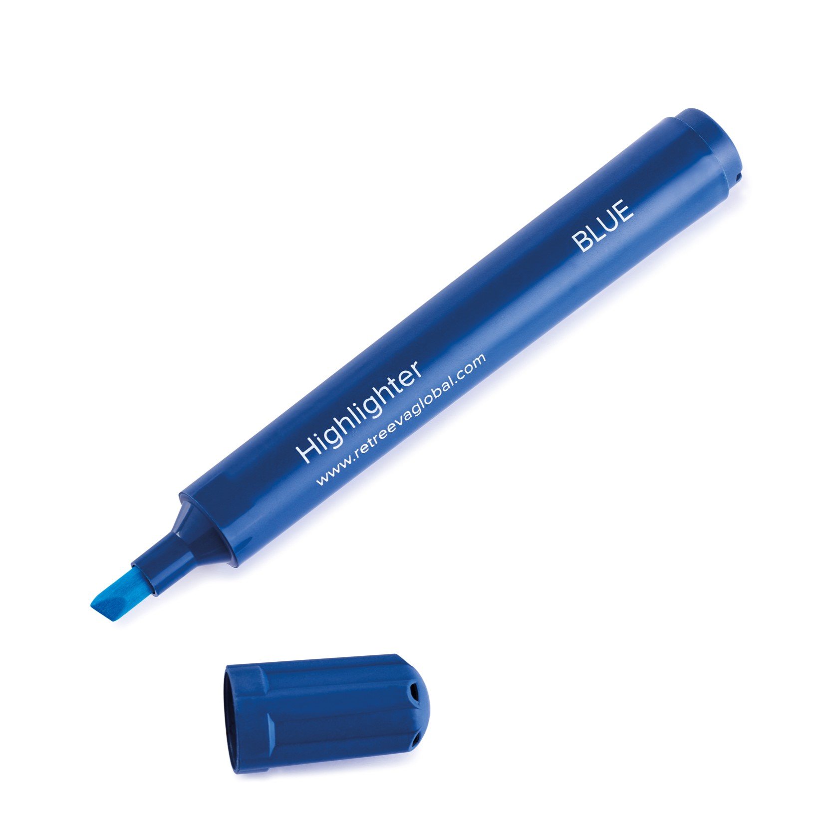 Detectable Highlighters x 10, blue ink