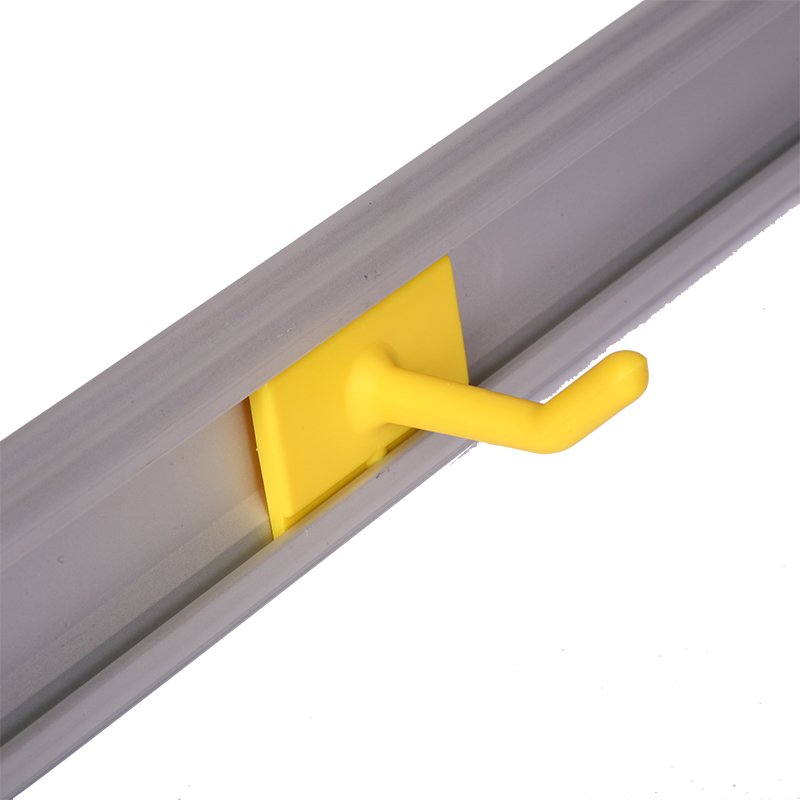 Hook - For Wall Rail, Yellow
