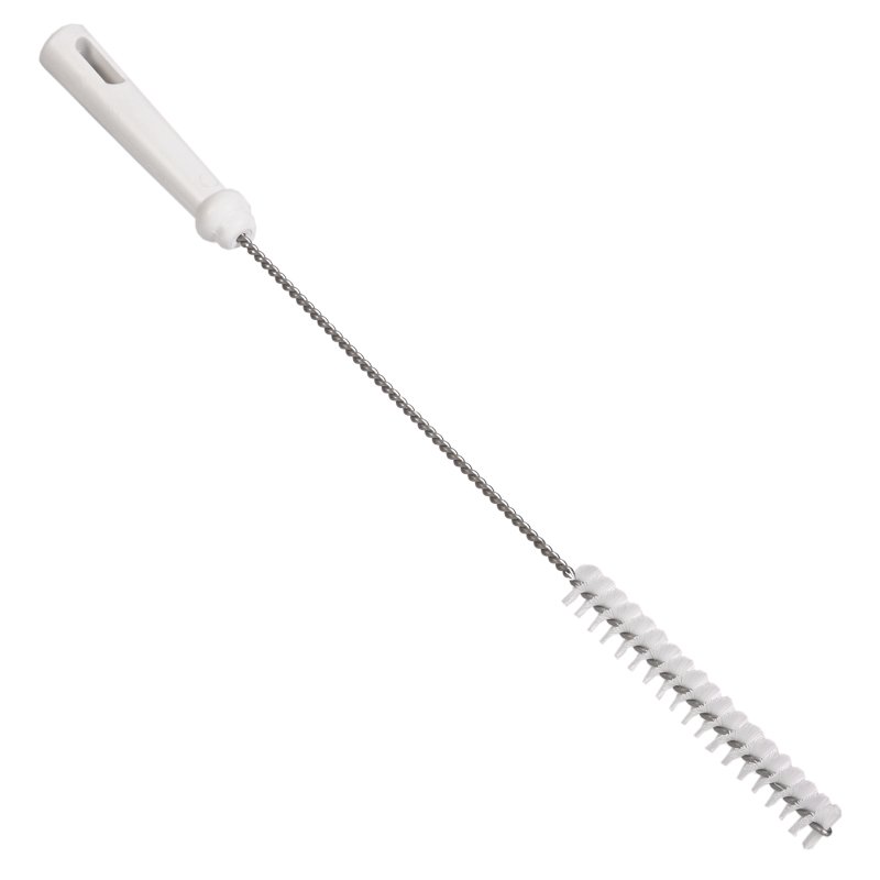 Bottle Brush - PBT Bristle, 20mmØ, 500mm Polygrip Handle, White