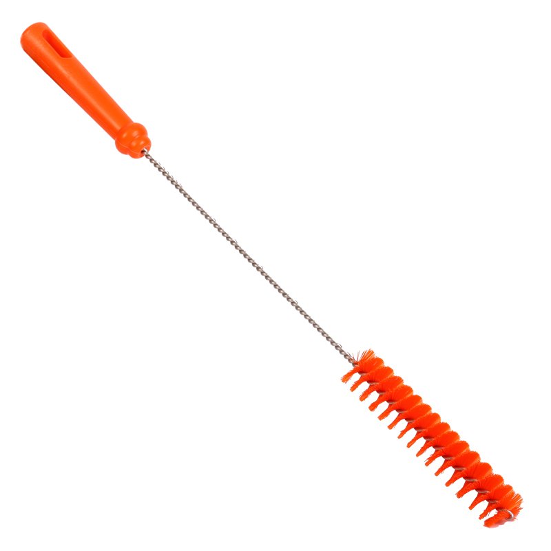 Bottle Brush - PBT Bristle, 30mmØ, 500mm Polygrip Handle, Orange