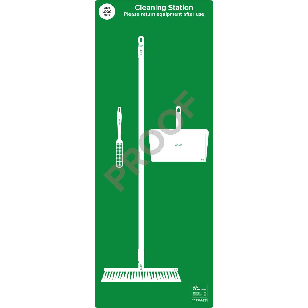 Floor Sweeping Station- Green