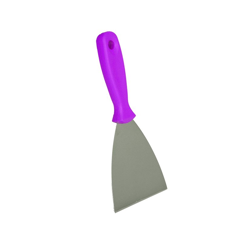 Spatula - Stiff Stainless Steel Blade, 120mm, Purple