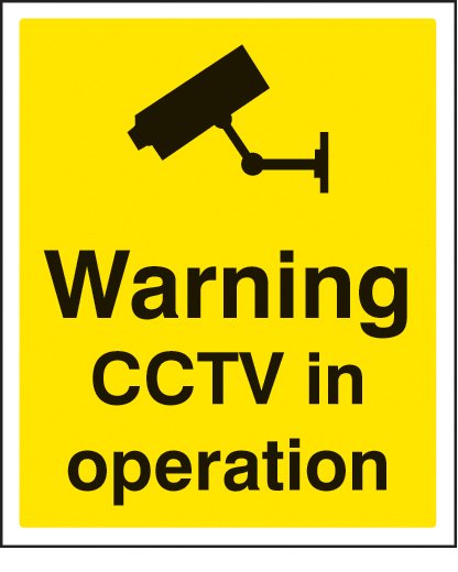 Warning CCTV in operation   Size: H (300x250mm)