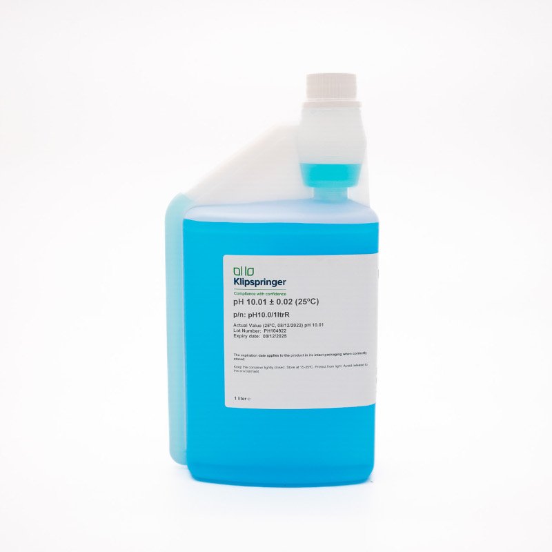 Buffer Solution in Dosing Bottle - 1 litre - pH 10