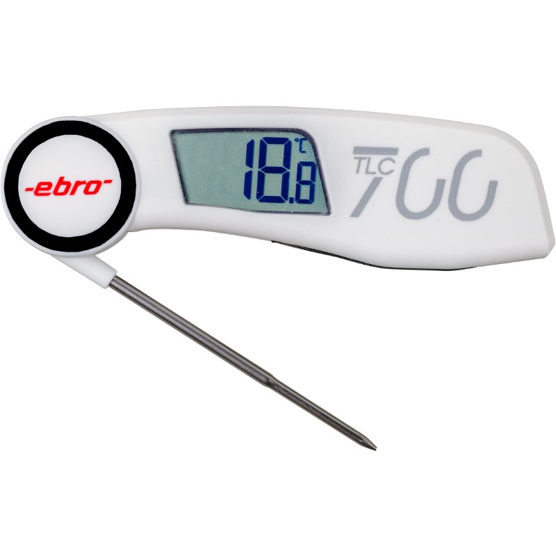 Folding Probe Thermometer, Black