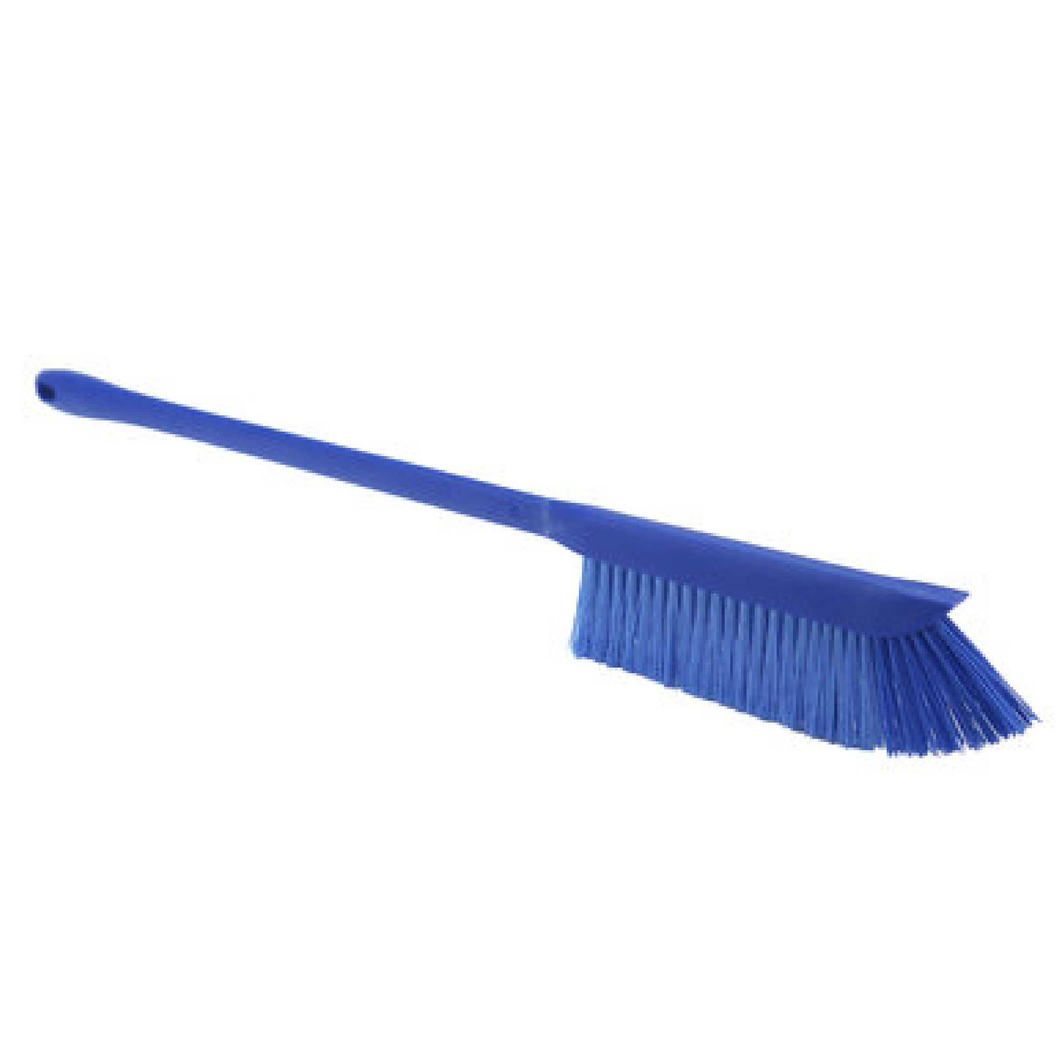 Long-handled, Slimline Stiff Cleaning Brush - Blue