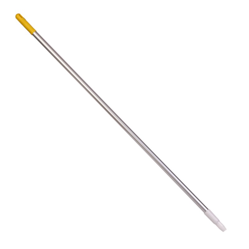 Handle - standard aluminium, threaded, 1750mm, yellow