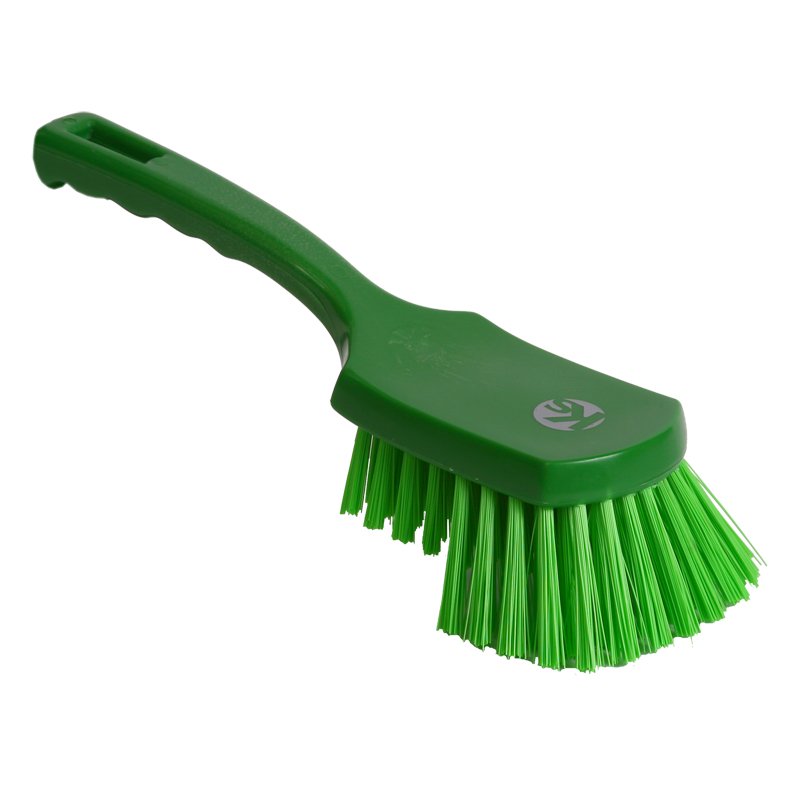 Churn brush - extended nose medium/stiff PBT bristle, 275mm, green